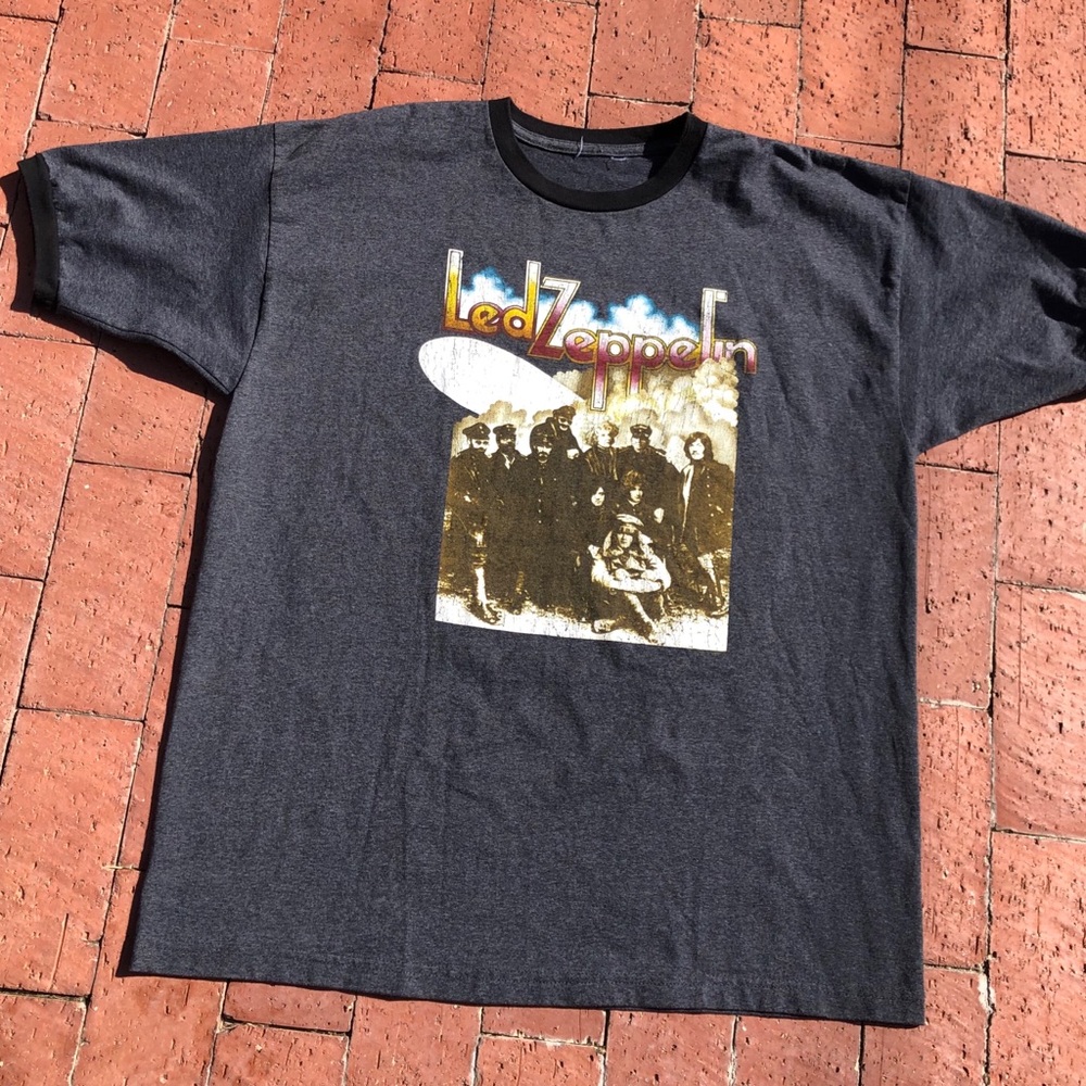VINTAGE LED ZEPPELIN CUFF SLEEVE TEE - Picture 8 of 8